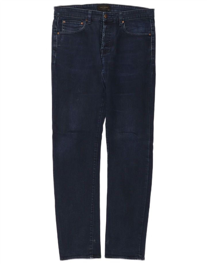TED BAKER Ανδρικό Slim Jeans W32 L31 Navy Blue