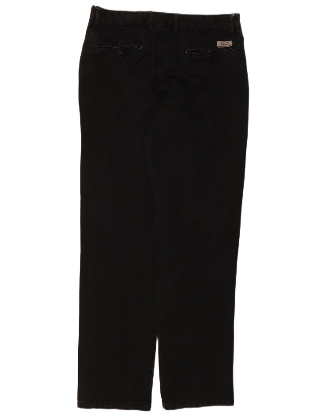 Ανδρικό ίσιο παντελόνι Chino AVIREX W36 L33 Μαύρο βαμβακερό