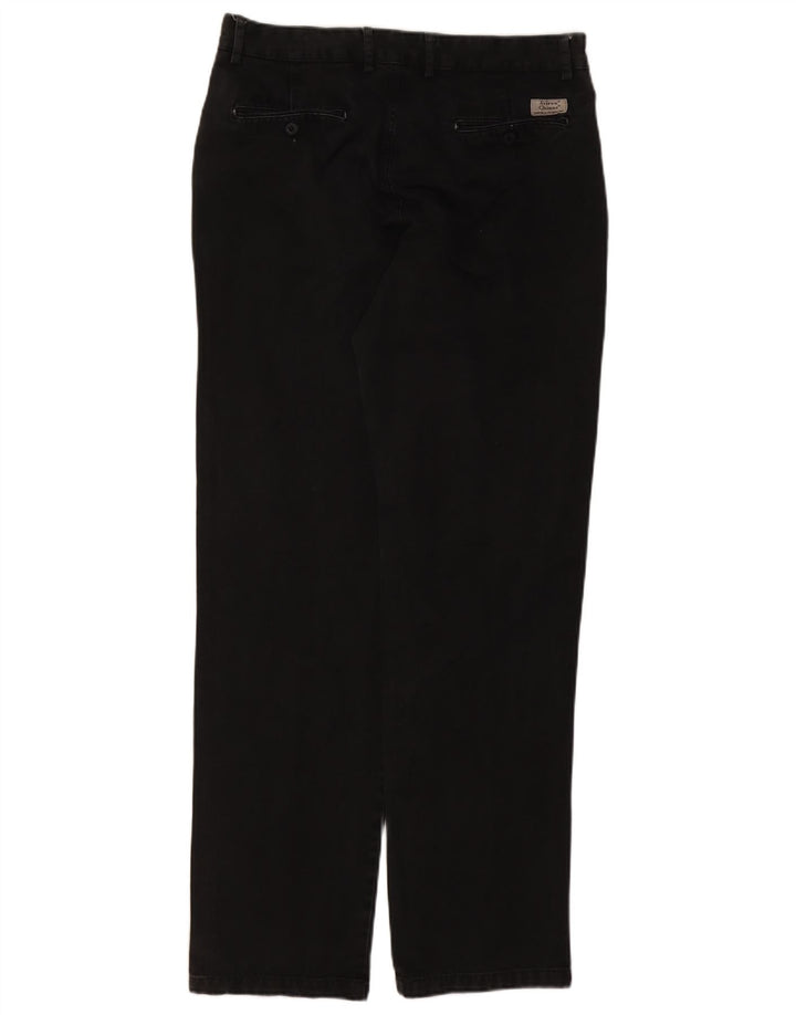 Ανδρικό ίσιο παντελόνι Chino AVIREX W36 L33 Μαύρο βαμβακερό