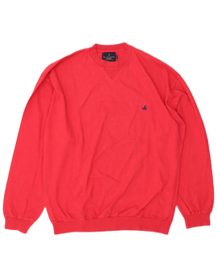 Ανδρικό φούτερ Brooksfield Jumper μεγάλο κόκκινο