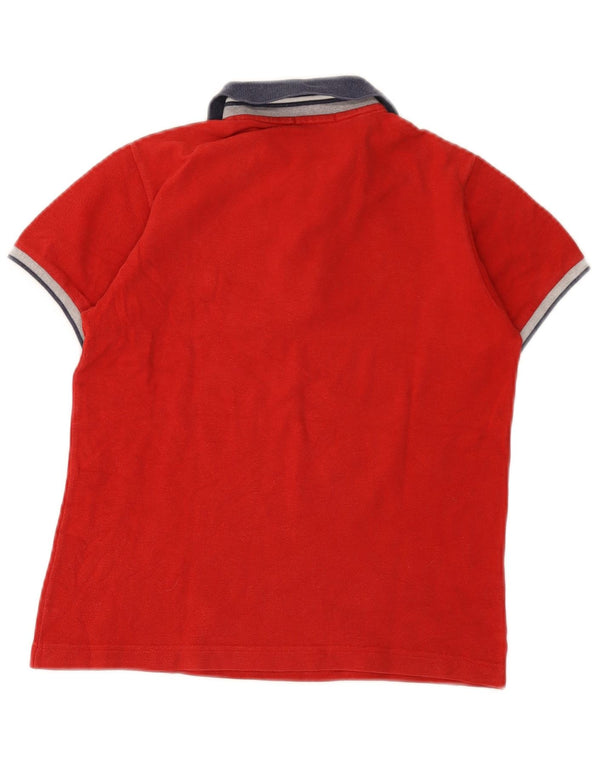 Fred Perry Boys Polo πουκάμισο 9-10 ετών Κόκκινο βαμβακερό χρώμα