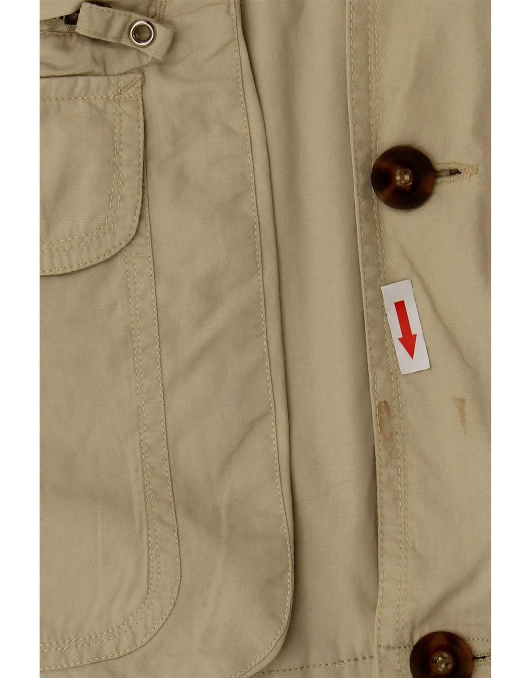 Vintage Ανδρικό Military Jacket UK 38 Medium Beige