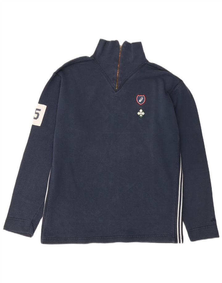 Ανδρικό φούτερ με φερμουάρ Asics Jumper Small Navy Blue