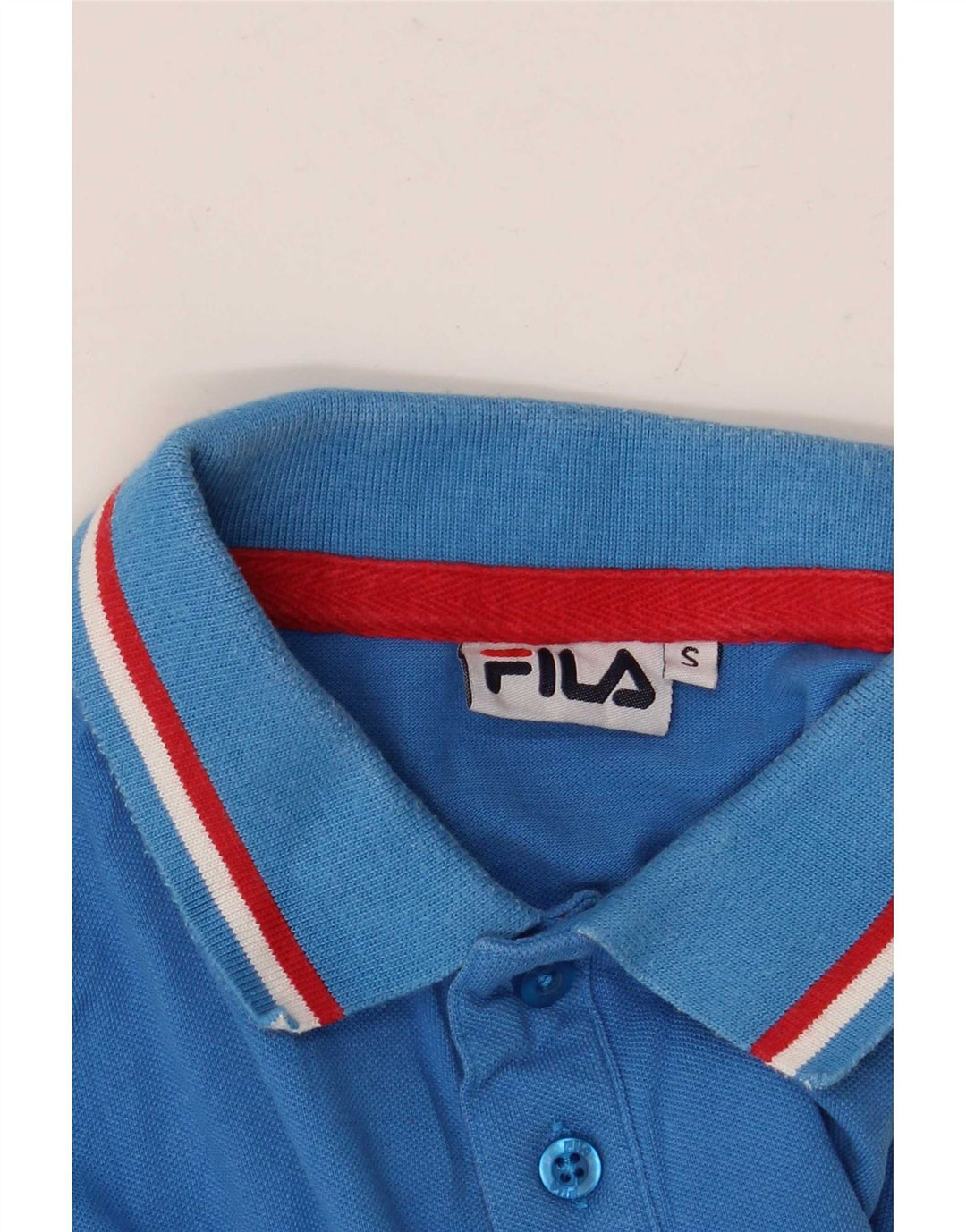 Fila Ανδρικό Πόλο Μπλουζάκι Μικρό Μπλε Ριγέ