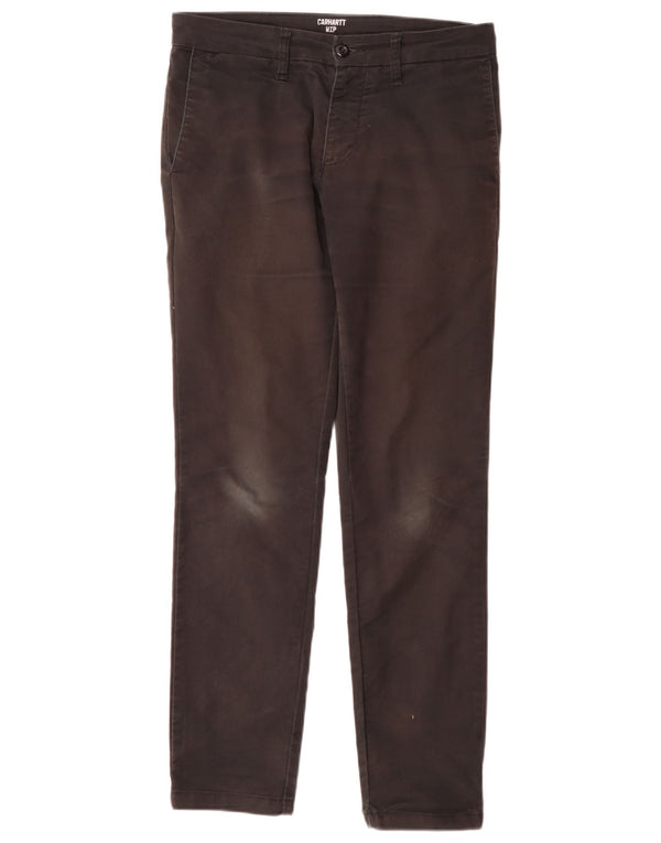 Ανδρικό παντελόνι Chino Carhartt W30 L32 Μαύρο βαμβακερό