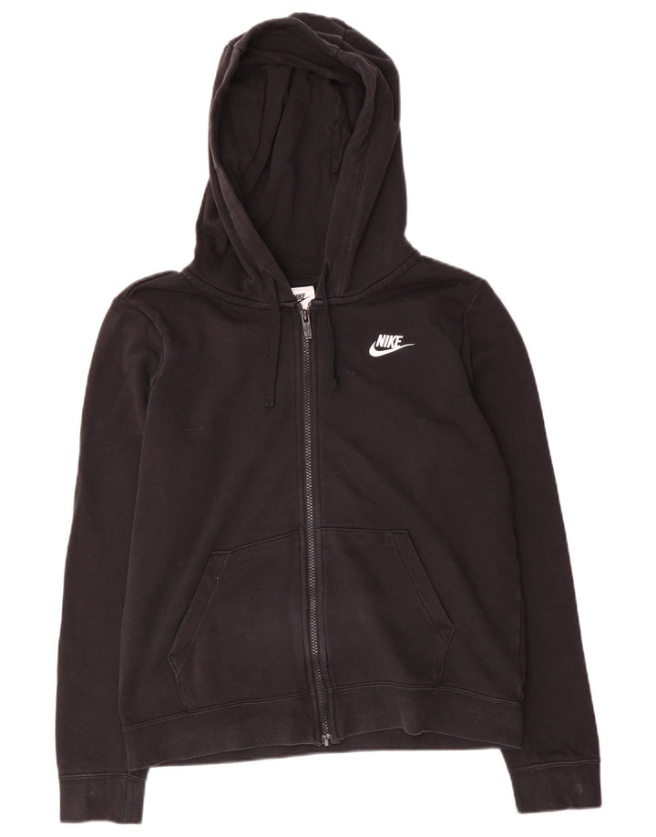 Γυναικείο πουλόβερ Nike με φερμουάρ UK 10 Small Black