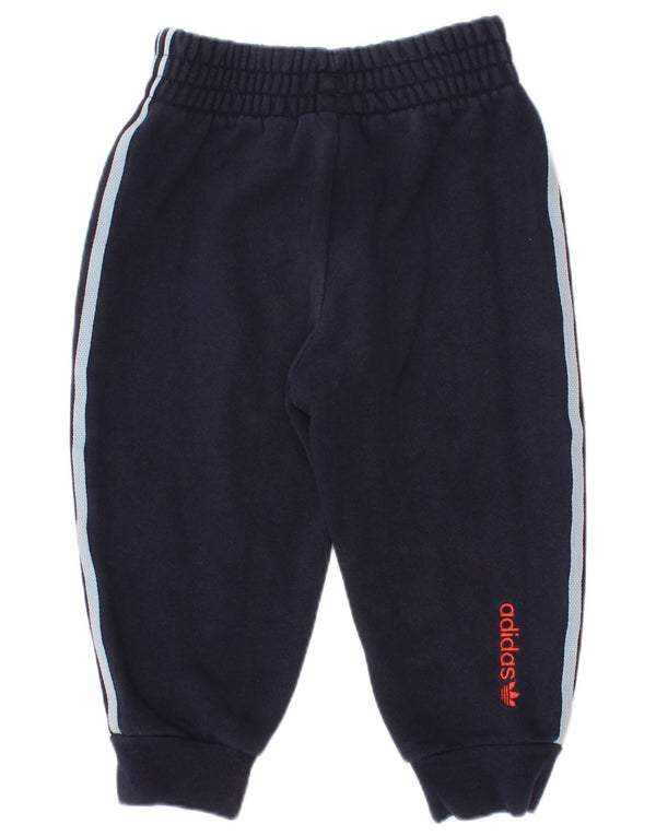 Παντελόνι αθλητικής φόρμας Adidas Baby Boys Joggers 12-18 μηνών Navy Blue Cotton