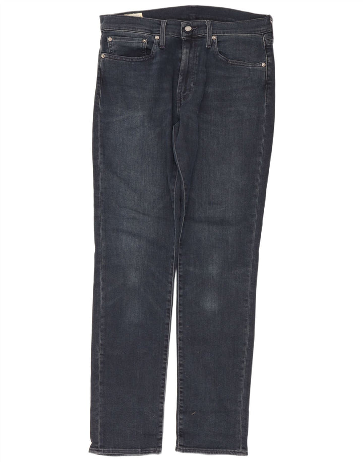 Levi's Mens 511 Slim Jeans W34 L34 Navy Blue Cotton