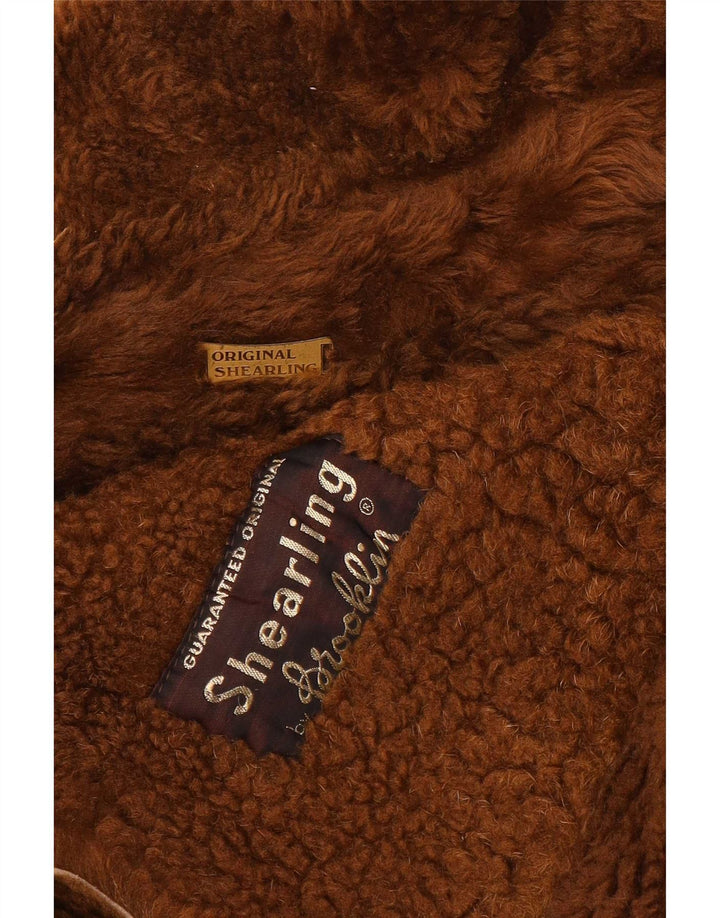 Brooklin Ανδρικό παλτό Shearling UK 38 Medium Beige