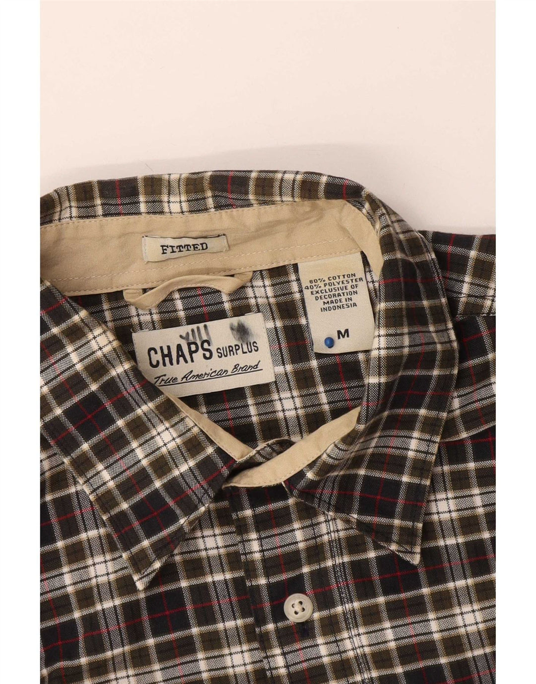 Ανδρικό πουκάμισο Chaps Fitted Medium πολύχρωμο βαμβακερό