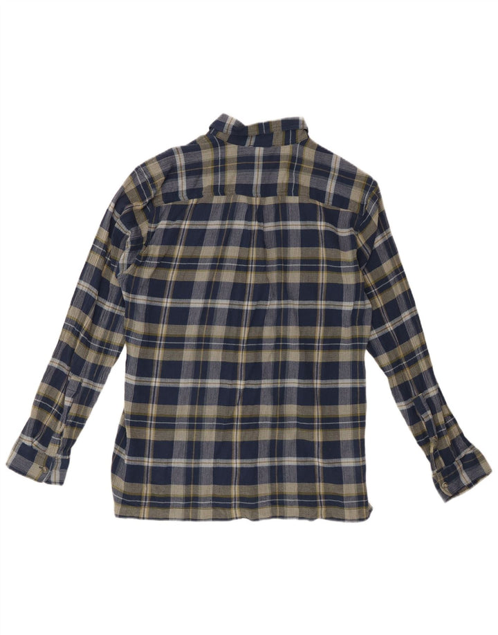 EDDIE BAUER Ανδρικό φανελένιο πουκάμισο σε κλασική εφαρμογή, μεσαίο μπλε ναυτικό, βαμβακερό