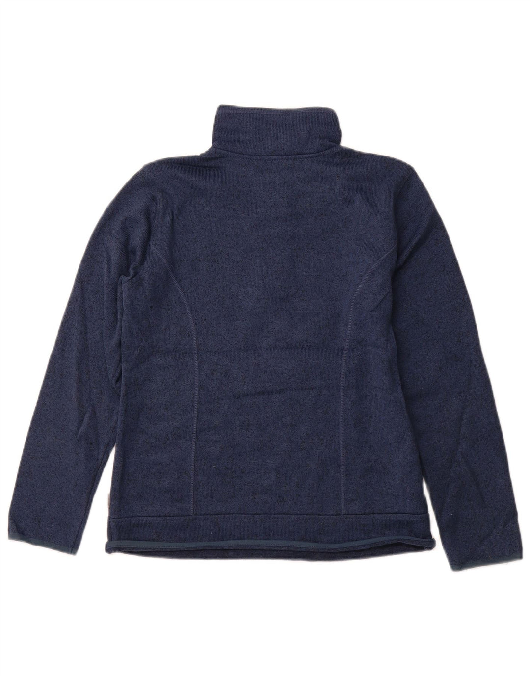 EDDIE BAUER Γυναικείο φούτερ με φερμουάρ Jumper UK 10 Small Blue Flecked