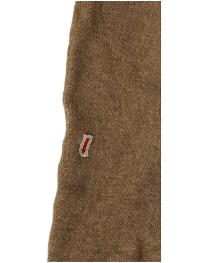 Zara Γυναικεία Ζακέτα Longline UK 14 Medium Beige