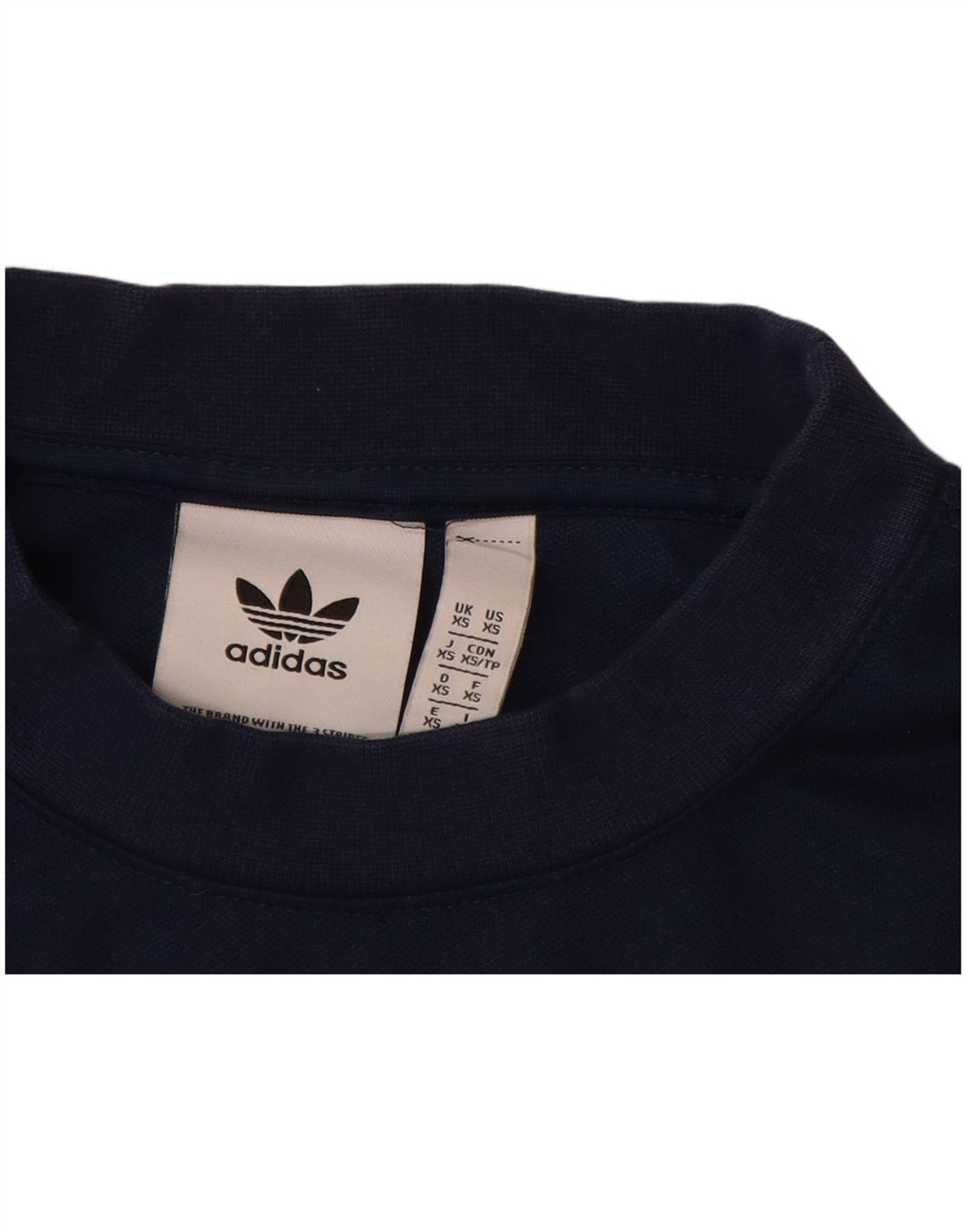 Ανδρικό γραφικό φούτερ ADIDAS Jumper XS Navy Blue Cotton