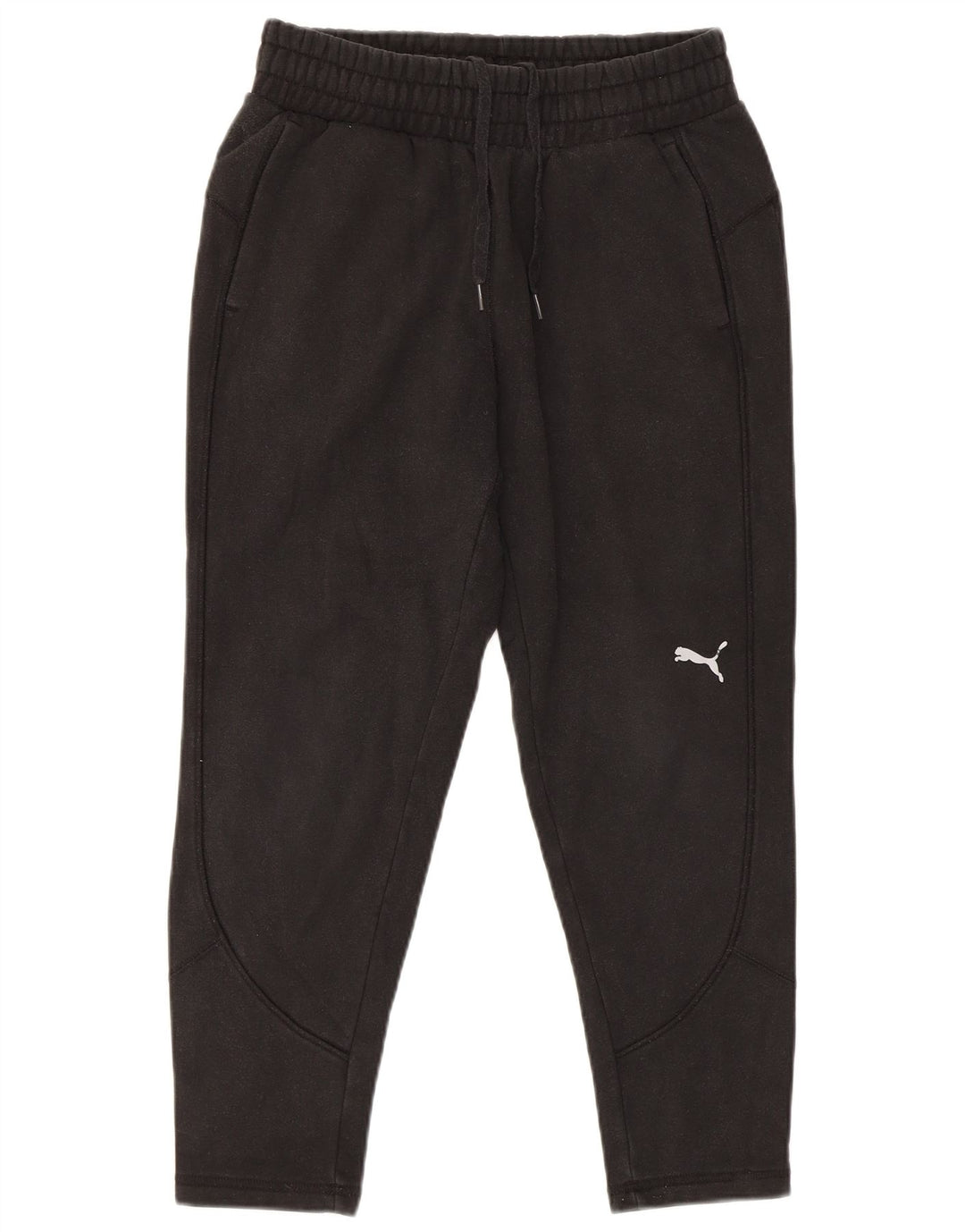 Ανδρική αθλητική φόρμα Puma Παντελόνι Joggers Μικρό μαύρο βαμβακερό
