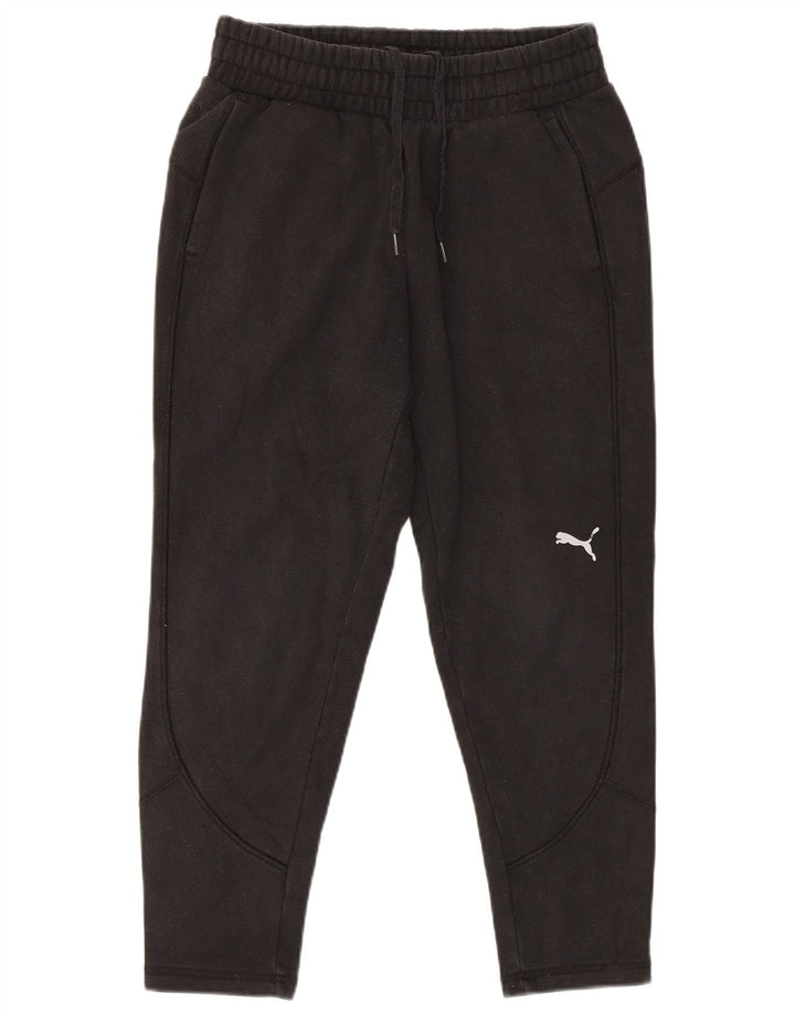 Ανδρική αθλητική φόρμα Puma Παντελόνι Joggers Μικρό μαύρο βαμβακερό