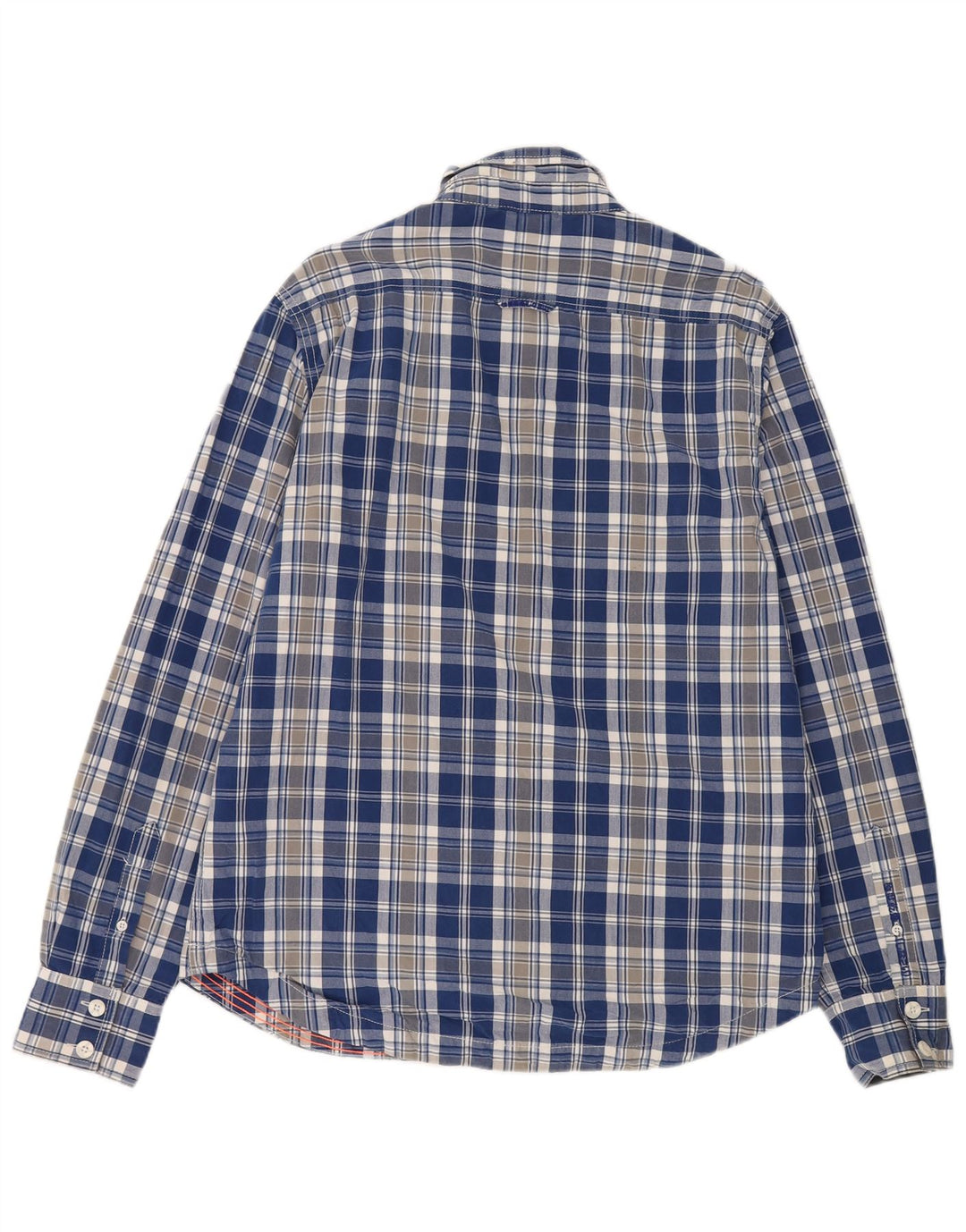 Ανδρικό πουκάμισο Superdry 2XL Blue Check Cotton