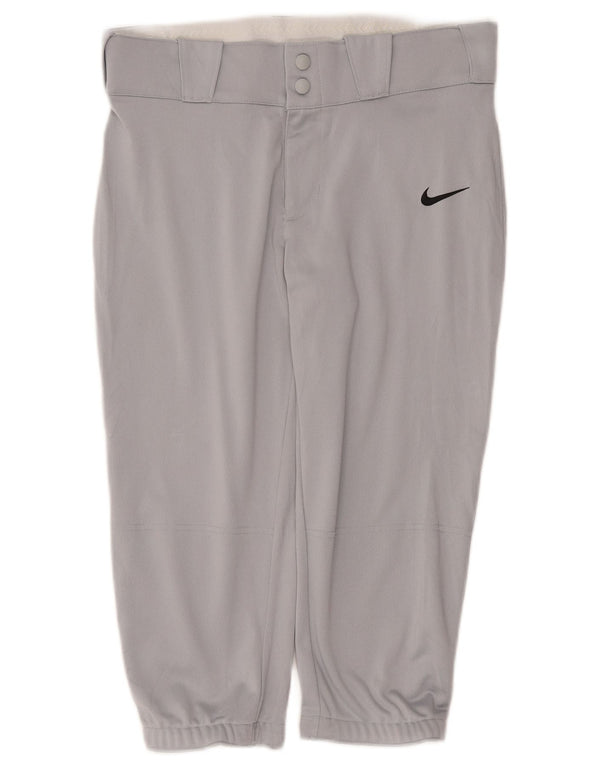 Γυναικεία φόρμα Nike Capri Παντελόνια Joggers UK 12 Medium Grey Polyester