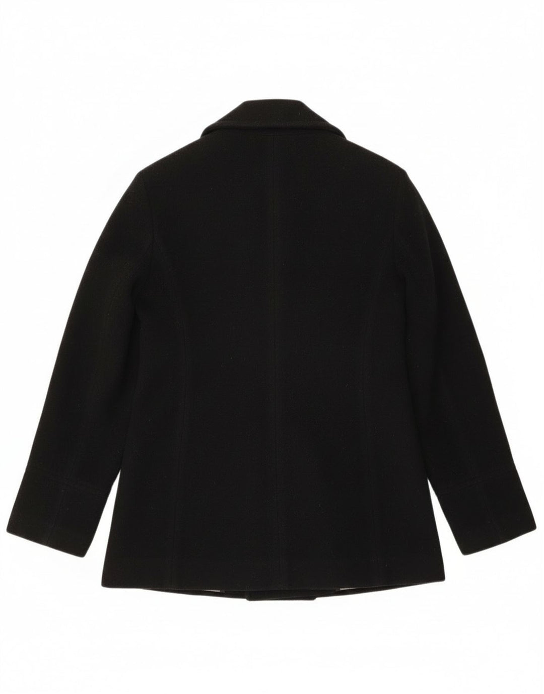 Calvin Klein Γυναικείο παλτό μπιζελιού UK 4 Μικρό μαύρο μαλλί