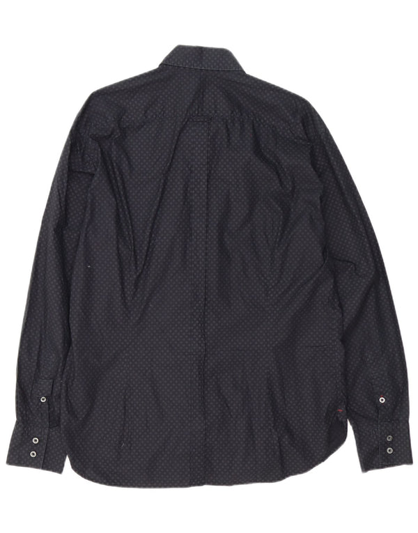 Paul Smith Ανδρικό πουκάμισο Classic Fit XL Βαμβακερό μαύρο με στίγματα