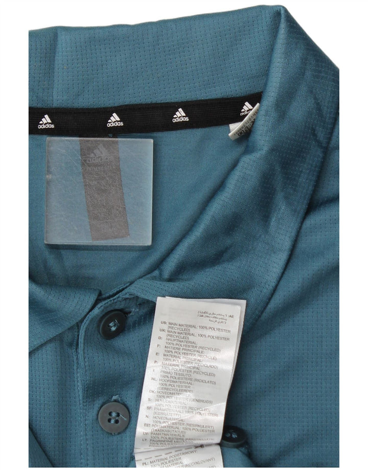 Adidas Ανδρικό πουκάμισο Aeroready Polo μεγάλο μπλε πολυεστέρα