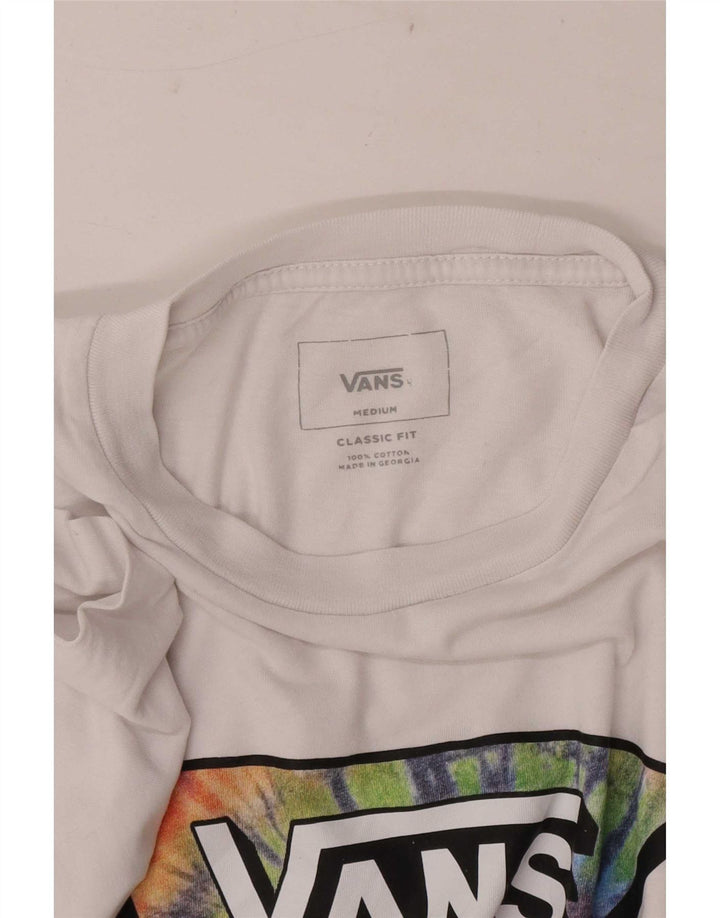 Ανδρικό γραφικό T-Shirt Vans Classic Fit Top Μεσαίο λευκό βαμβακερό