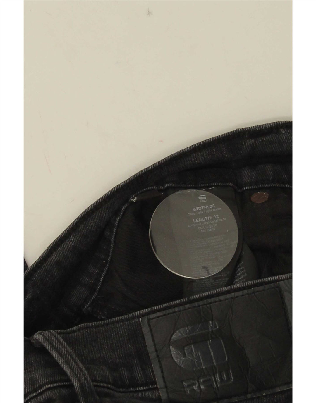Ανδρικό Slim Jeans G-Star W33 L32 Μαύρο