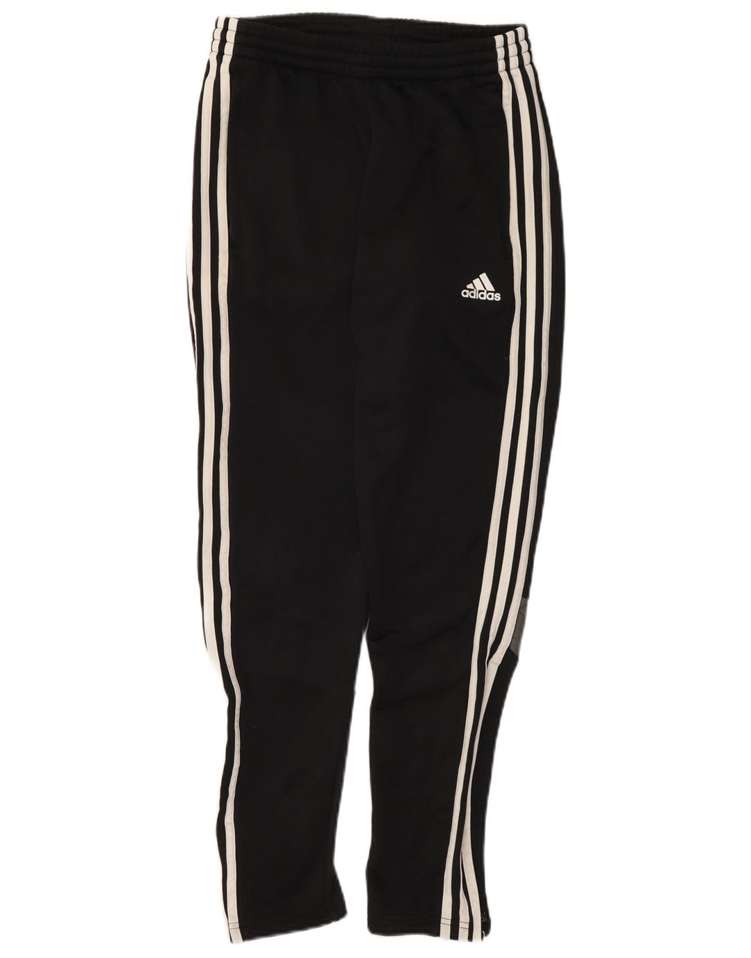Ανδρικό παντελόνι αθλητικής φόρμας ADIDAS Climalite Μικρό μαύρο έγχρωμο πολυεστέρα