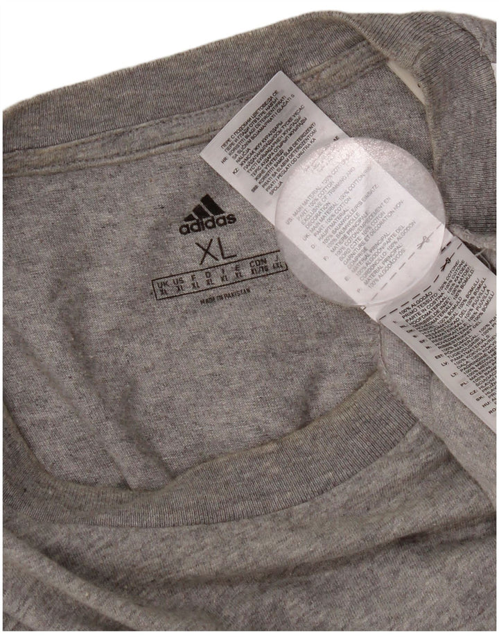 Ανδρικό T-Shirt Adidas Top XL Γκρι βαμβακερό