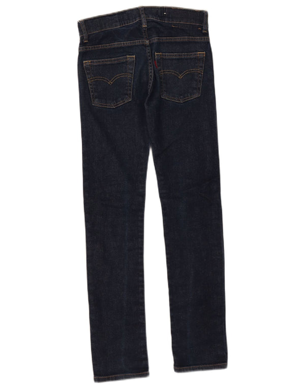 Levi's Girls 510 Skinny Jeans 9-10 ετών W23 L27 Navy Blue Cotton
