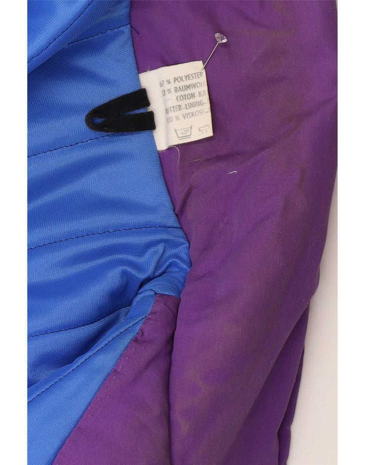 Vintage γυναικείο παλτό UK 18 XL Purple Polyester
