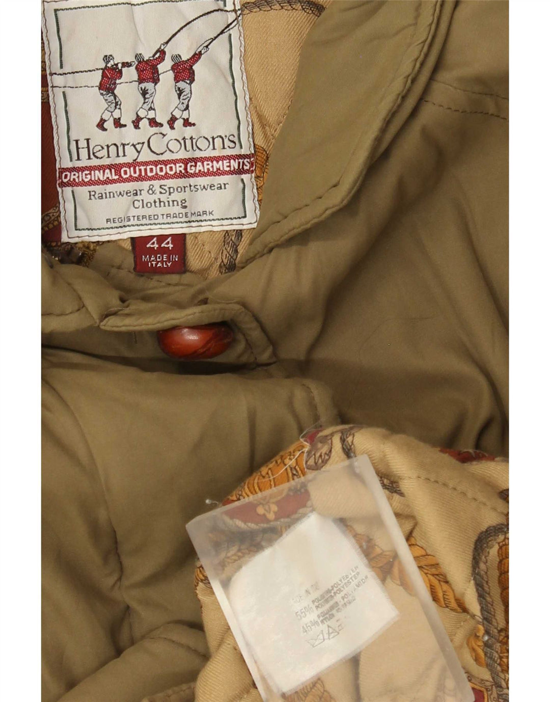 Henry Cottons Γυναικείο Rain Jacket IT 44 Medium Khaki Polyester