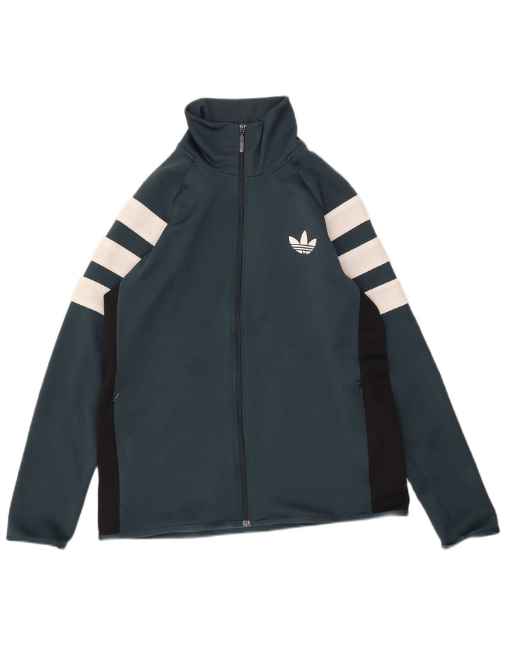 Ανδρική αθλητική φόρμα Adidas Top Jacket Large Green Colourblock Polyester