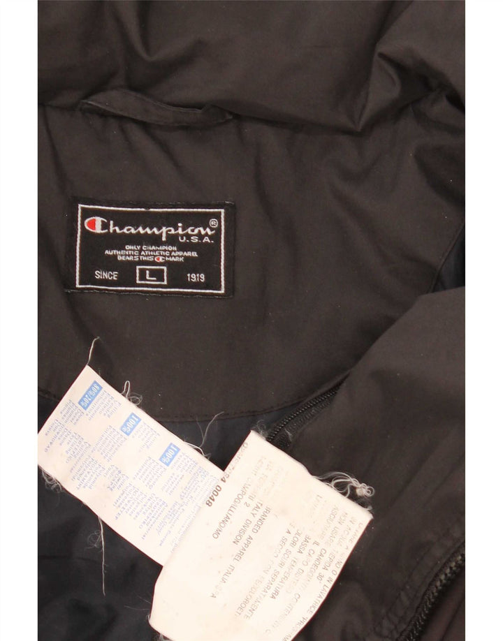 Champion Ανδρικό μπουφάν UK 40 Large Black Polyester