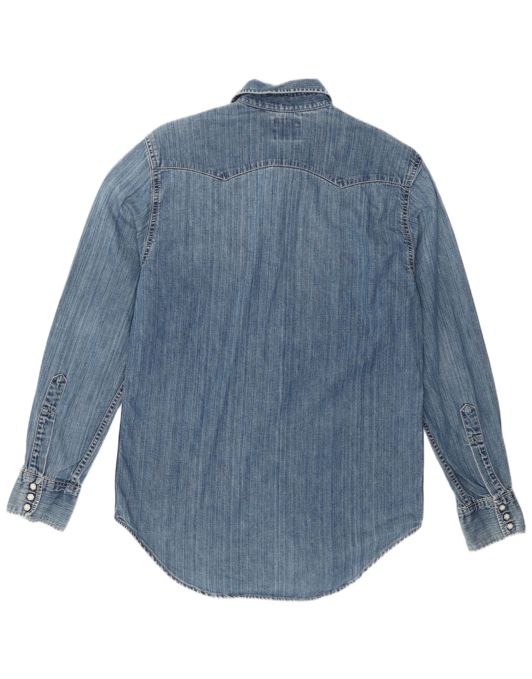 Ανδρικό τζιν πουκάμισο Levi's μεσαίο μπλε βαμβακερό