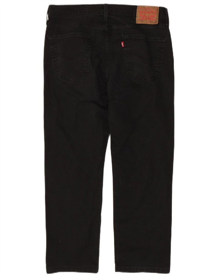 Levi's Mens 514 Straight Jeans W34 L27 Μαύρο βαμβακερό