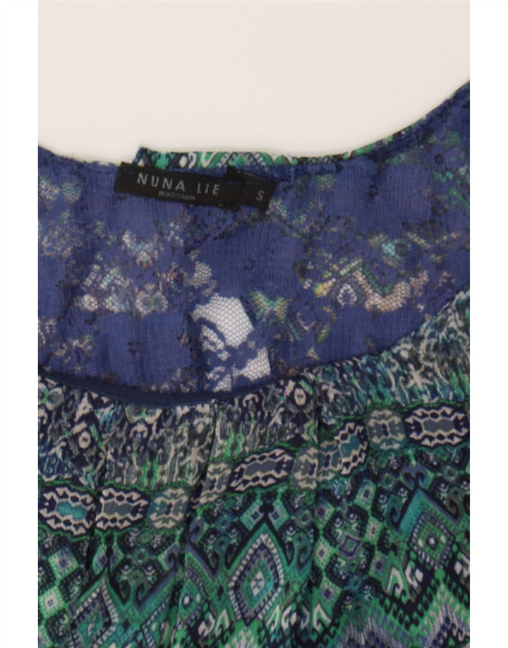 NUNA LIE Womens A-Line Dress UK 10 Small Multicoloured Argyle/Diamond Vintage Nuna Lie and Second-Hand Nuna Lie from Messina Hembry 