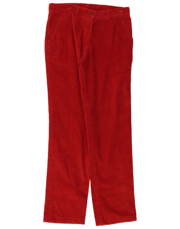 Γυναικείο κοτλέ παντελόνι Kappa Perfect Fit IT 42 Medium W30 L31 Red