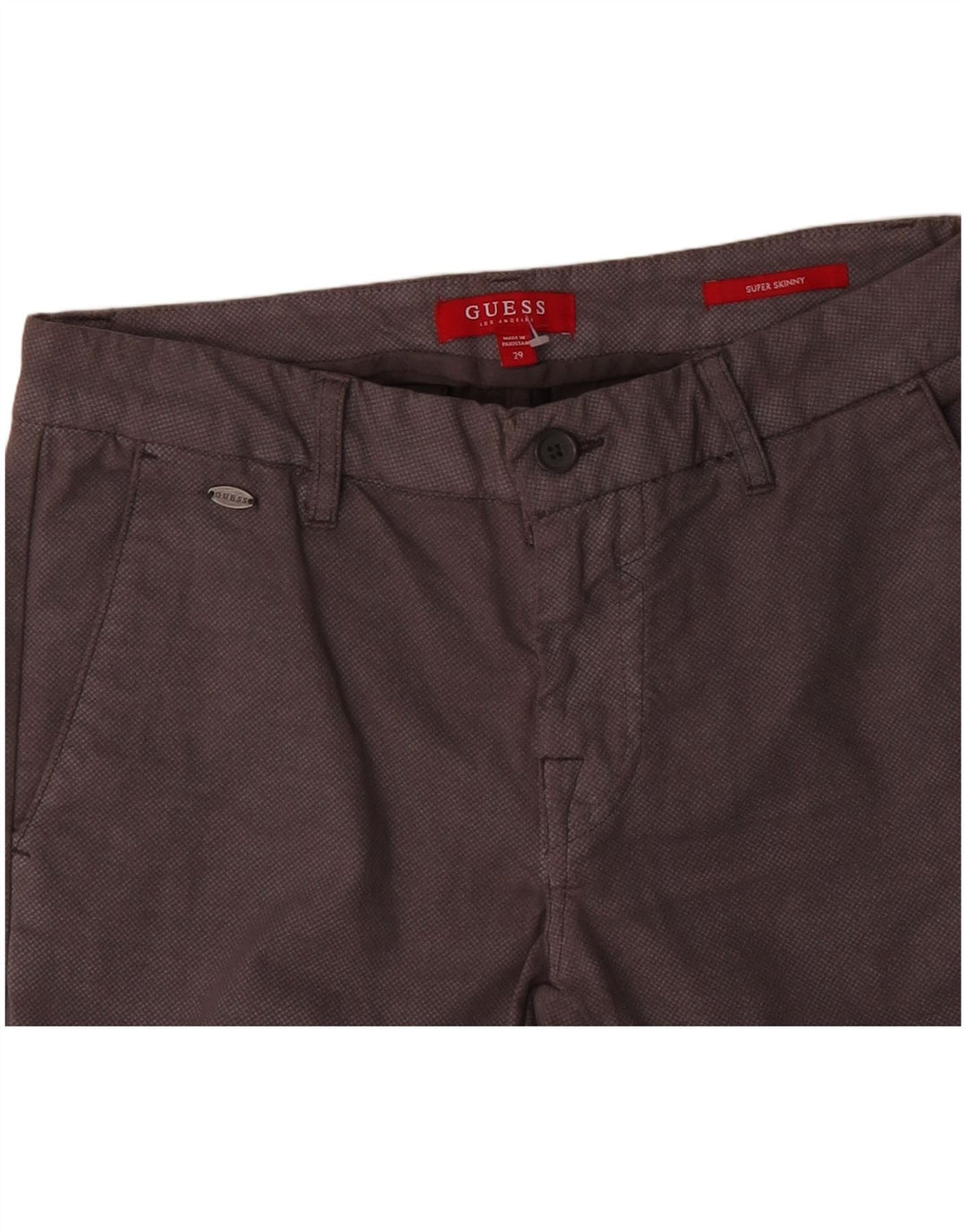 Ανδρικό παντελόνι Chino Guess Super Skinny W29 L31 Γκρι