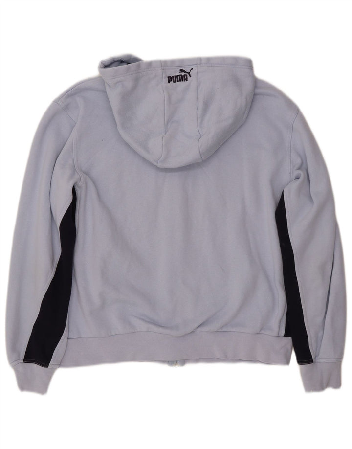 Γυναικείο γυναικείο κουκούλα με κουκούλα PUMA 14, μεσαίο μπλε βαμβακερό