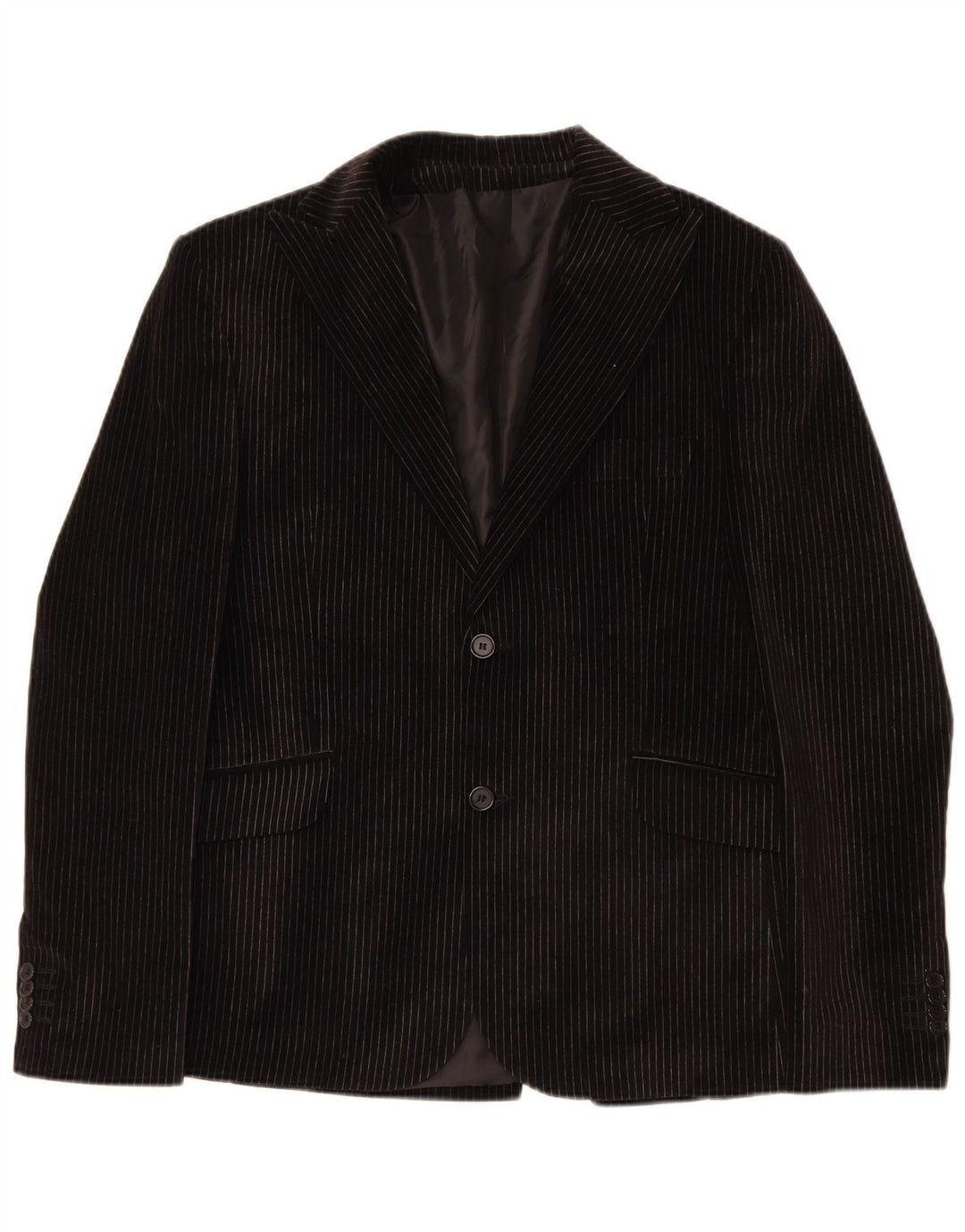 Vincent Ανδρική φόρμα 2 κουμπιών IT 48 Medium W30 L32 Μαύρη ρίγα