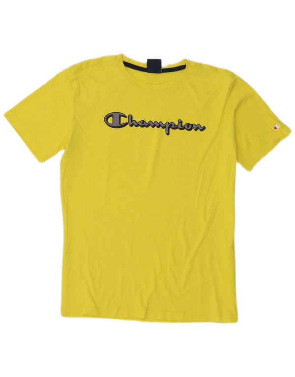 Champion Boys Graphic T-shirt Top 15-16 ετών 2XL Κίτρινο