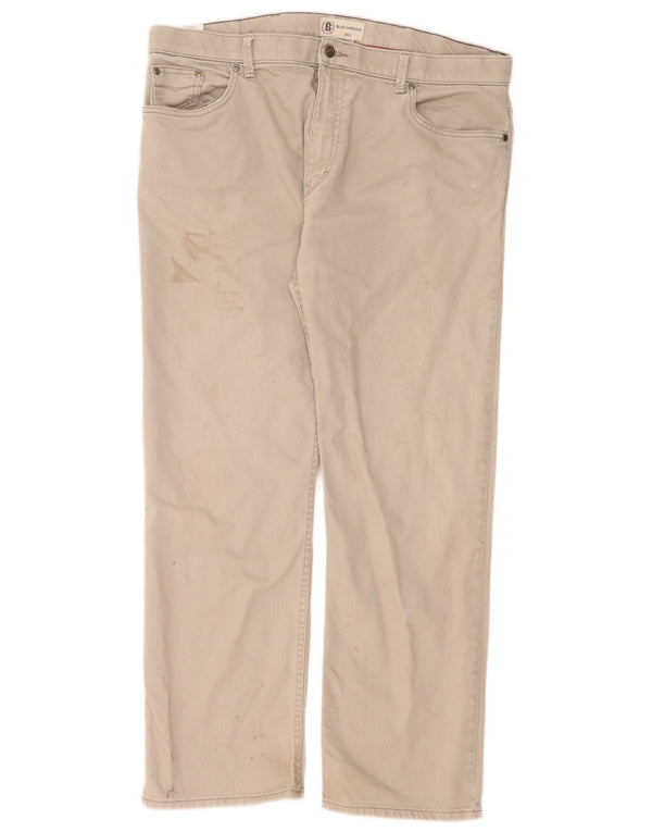 Marks & Spencer Ανδρικό Τζιν Μπλε Harbor Straight W40 L31 Γκρι βαμβακερό