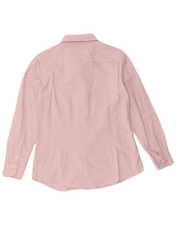 Crew Clothing Γυναικείο Πουκάμισο UK 12 Ροζ Βαμβακερό