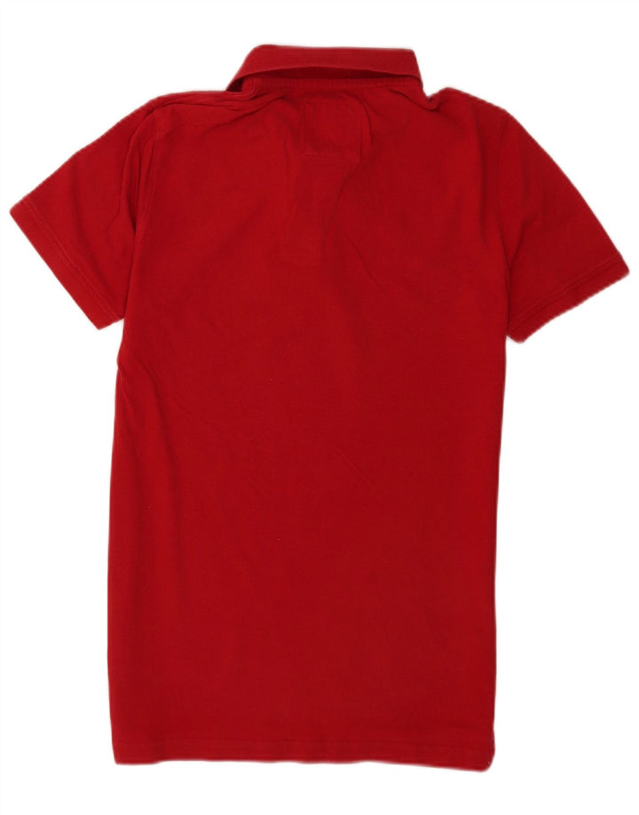 Ανδρικό μπλουζάκι πόλο Crew Clothing Μικρό κόκκινο βαμβακερό