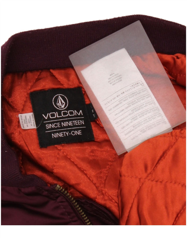 Γυναικείο μπουφάν Volcom Oversized Bomber UK 10 Small Purple Polyester