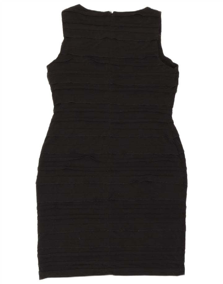 Γυναικείο αμάνικο φόρεμα CALVIN KLEIN US 12 μεγάλο μαύρο πολυεστέρα