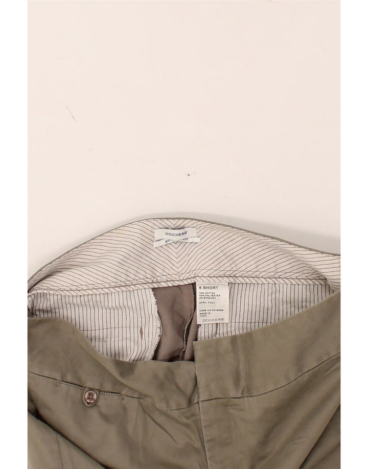 DOCKERS Womens Curvy Straight Casual Trousers US 8 Medium W32 L30 Grey Vintage Dockers and Second-Hand Dockers from Messina Hembry 