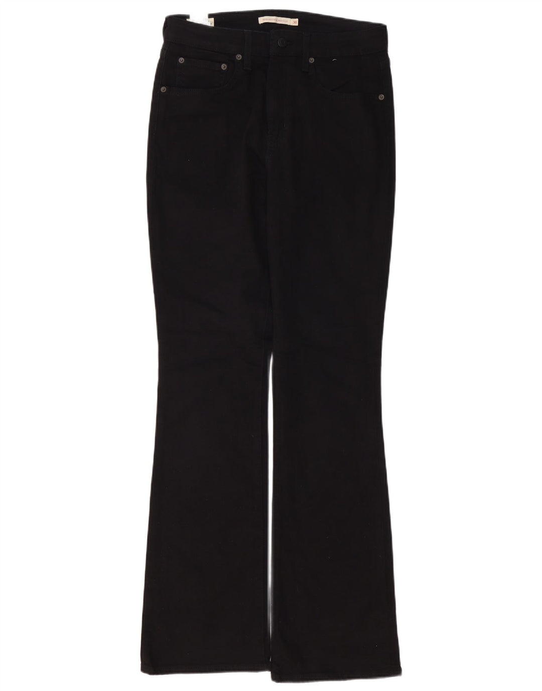 LEVI'S Γυναικείο 725 ψηλό μποτάκι τζιν W30 L32 μαύρο βαμβακερό