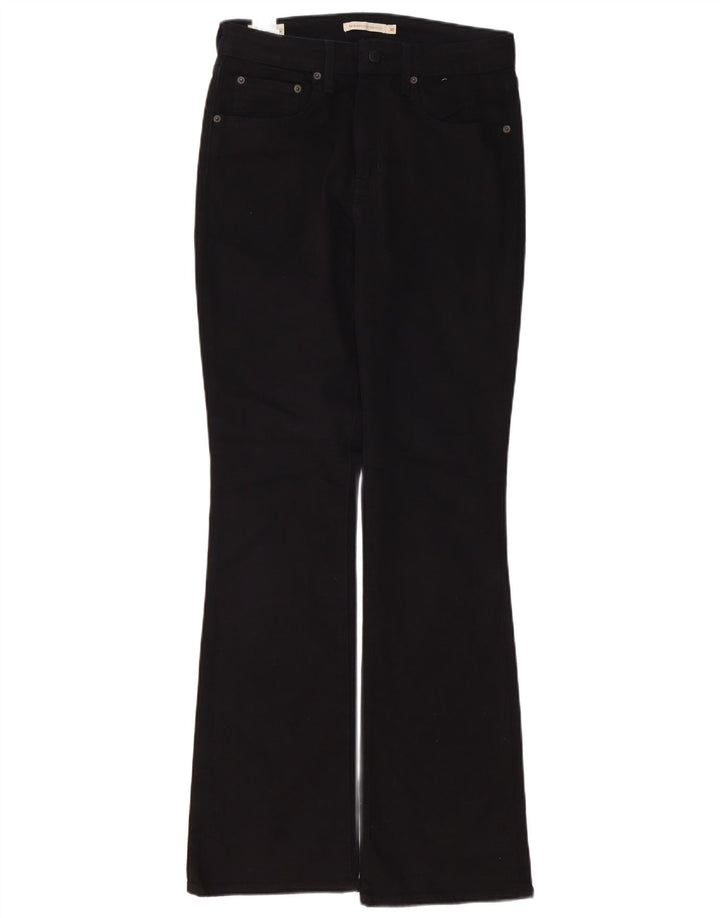 LEVI'S Γυναικείο 725 ψηλό μποτάκι τζιν W30 L32 μαύρο βαμβακερό